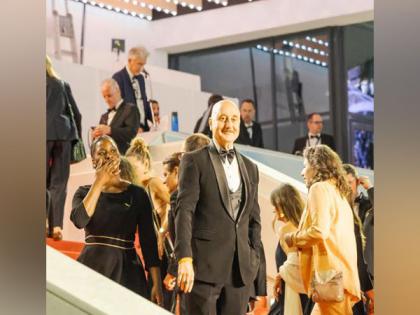 Anupam Kher walks on Cannes 2025 red carpet ahead of his directorial 'Tanvi The Great' screening at film festival | Anupam Kher walks on Cannes 2025 red carpet ahead of his directorial 'Tanvi The Great' screening at film festival