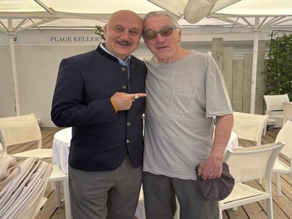 Anupam Kher meets with actor, friend Robert De Niro at 78th Cannes Film Festival | Anupam Kher meets with actor, friend Robert De Niro at 78th Cannes Film Festival Anupam Kher meets with actor, friend Robert De Niro at 78th Cannes Film Festival | Anupam Kher meets with actor, friend Robert De Niro at 78th Cannes Film Festival