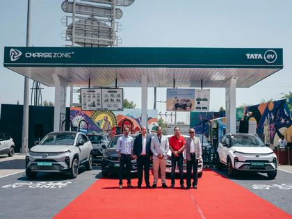 TATA.ev launches 10TATA.ev megachargers towards the target of 4 lakh charging points by 2027 | TATA.ev launches 10TATA.ev megachargers towards the target of 4 lakh charging points by 2027
