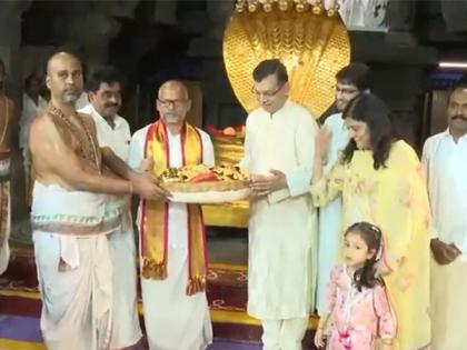 LSG owner Sanjiv Goenka offers prayers at Tirupati Tirumala | LSG owner Sanjiv Goenka offers prayers at Tirupati Tirumala