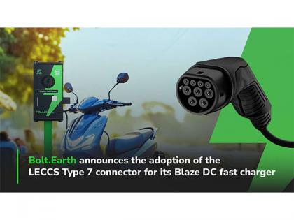 Bolt.Earth announces the adoption of the LECCS Type 7 connector for its Blaze DC fast charger | Bolt.Earth announces the adoption of the LECCS Type 7 connector for its Blaze DC fast charger