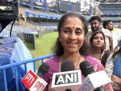 Supriya Sule expresses gratitude after inauguration of stand in Wankhede Stadium named after Sharad Pawar | Supriya Sule expresses gratitude after inauguration of stand in Wankhede Stadium named after Sharad Pawar