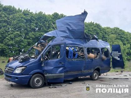 Ukraine says nine people killed, four others injured in Russian drone strike on passenger bus | Ukraine says nine people killed, four others injured in Russian drone strike on passenger bus Ukraine says nine people killed, four others injured in Russian drone strike on passenger bus | Ukraine says nine people killed, four others injured in Russian drone strike on passenger bus