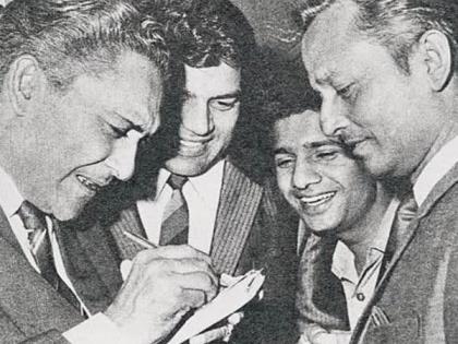 Bollywood nostalgia special: Dharmendra shares vintage picture with Ashok Kumar | Bollywood nostalgia special: Dharmendra shares vintage picture with Ashok Kumar Bollywood nostalgia special: Dharmendra shares vintage picture with Ashok Kumar | Bollywood nostalgia special: Dharmendra shares vintage picture with Ashok Kumar