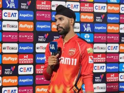 Punjab Kings spinner Harpreet Brar dedicates 'Player of the Match' award against Rajasthan Royals to his wife | Punjab Kings spinner Harpreet Brar dedicates 'Player of the Match' award against Rajasthan Royals to his wife