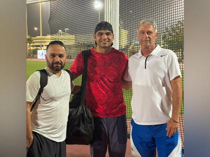 "Just the beginning...": Neeraj thanks coach, physio after breaching 90 m mark at Doha | "Just the beginning...": Neeraj thanks coach, physio after breaching 90 m mark at Doha "Just the beginning...": Neeraj thanks coach, physio after breaching 90 m mark at Doha | "Just the beginning...": Neeraj thanks coach, physio after breaching 90 m mark at Doha