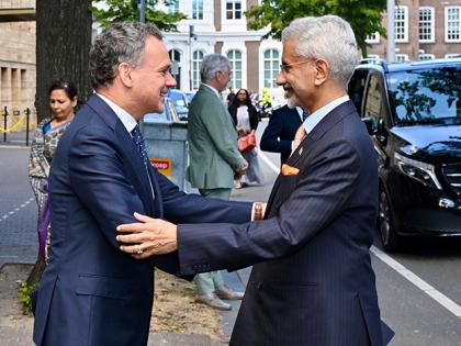 EAM Jaishankar lauds Netherlands' support against terrorism, strengthens bilateral ties during Hague visit | EAM Jaishankar lauds Netherlands' support against terrorism, strengthens bilateral ties during Hague visit EAM Jaishankar lauds Netherlands' support against terrorism, strengthens bilateral ties during Hague visit | EAM Jaishankar lauds Netherlands' support against terrorism, strengthens bilateral ties during Hague visit