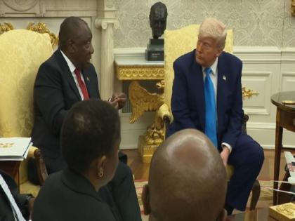 Trump confronts South African President Cyril with 'baseless' claims of white 'genocide'; Cyril pushes back | Trump confronts South African President Cyril with 'baseless' claims of white 'genocide'; Cyril pushes back