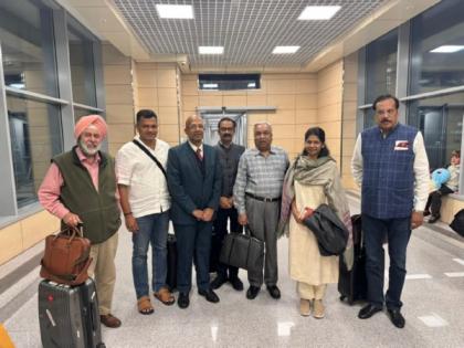 Delegation led by DMK MP Kanimozhi arrives in Moscow to highlight India's continued fight against terrorism | Delegation led by DMK MP Kanimozhi arrives in Moscow to highlight India's continued fight against terrorism Delegation led by DMK MP Kanimozhi arrives in Moscow to highlight India's continued fight against terrorism | Delegation led by DMK MP Kanimozhi arrives in Moscow to highlight India's continued fight against terrorism