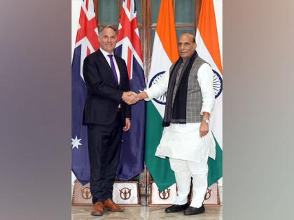Rajnath Singh congratulates Richard Marles on his reappointment as Australia's Deputy PM | Rajnath Singh congratulates Richard Marles on his reappointment as Australia's Deputy PM Rajnath Singh congratulates Richard Marles on his reappointment as Australia's Deputy PM | Rajnath Singh congratulates Richard Marles on his reappointment as Australia's Deputy PM