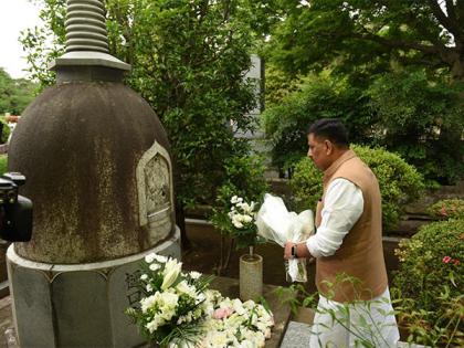 All Party Delegation pays tribute to freedom fighter Rash Behari Bose in Tokyo | All Party Delegation pays tribute to freedom fighter Rash Behari Bose in Tokyo All Party Delegation pays tribute to freedom fighter Rash Behari Bose in Tokyo | All Party Delegation pays tribute to freedom fighter Rash Behari Bose in Tokyo