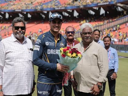 Gujarat Cricket Association felicitates Shubman Gill | Gujarat Cricket Association felicitates Shubman Gill