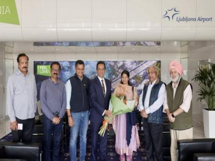"Taking Bharat's message to world": All-party delegation arrives in Slovenia | "Taking Bharat's message to world": All-party delegation arrives in Slovenia "Taking Bharat's message to world": All-party delegation arrives in Slovenia | "Taking Bharat's message to world": All-party delegation arrives in Slovenia
