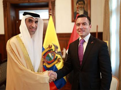 On behalf of UAE's President, Thani Al Zeyoudi attends inauguration of President of Ecuador for new term | On behalf of UAE's President, Thani Al Zeyoudi attends inauguration of President of Ecuador for new term On behalf of UAE's President, Thani Al Zeyoudi attends inauguration of President of Ecuador for new term | On behalf of UAE's President, Thani Al Zeyoudi attends inauguration of President of Ecuador for new term