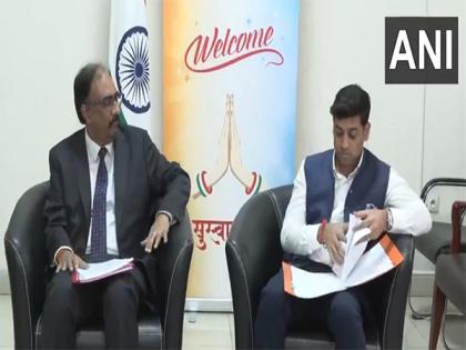 All party delegation led by Shiv Sena MP Shrikant Shinde meets Ambassador of India to Congo | All party delegation led by Shiv Sena MP Shrikant Shinde meets Ambassador of India to Congo All party delegation led by Shiv Sena MP Shrikant Shinde meets Ambassador of India to Congo | All party delegation led by Shiv Sena MP Shrikant Shinde meets Ambassador of India to Congo