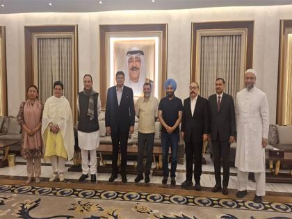 All-party delegation led by BJP MP Baijayant Panda arrives in Kuwait | All-party delegation led by BJP MP Baijayant Panda arrives in Kuwait All-party delegation led by BJP MP Baijayant Panda arrives in Kuwait | All-party delegation led by BJP MP Baijayant Panda arrives in Kuwait