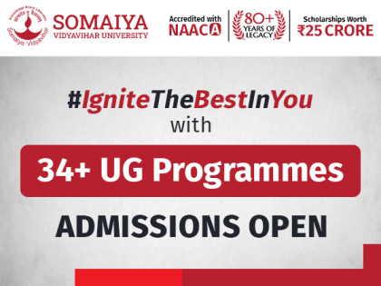 Somaiya Vidyavihar University Opens UG Admissions for 2025-26 | Somaiya Vidyavihar University Opens UG Admissions for 2025-26 Somaiya Vidyavihar University Opens UG Admissions for 2025-26 | Somaiya Vidyavihar University Opens UG Admissions for 2025-26