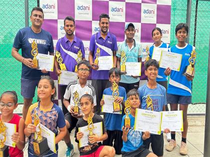 Adani Sportsline's state-level tennis tournament concludes with record participation | Adani Sportsline's state-level tennis tournament concludes with record participation Adani Sportsline's state-level tennis tournament concludes with record participation | Adani Sportsline's state-level tennis tournament concludes with record participation