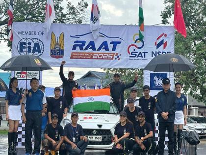 Jason Saldanha, PVS Murthy win RC2.1 class in RAAT Rally of Thailand | Jason Saldanha, PVS Murthy win RC2.1 class in RAAT Rally of Thailand