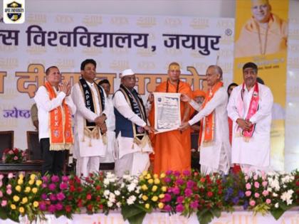 Apex University Holds 3rd Convocation Ceremony; Governor Awards Gold Medals to Toppers | Apex University Holds 3rd Convocation Ceremony; Governor Awards Gold Medals to Toppers Apex University Holds 3rd Convocation Ceremony; Governor Awards Gold Medals to Toppers | Apex University Holds 3rd Convocation Ceremony; Governor Awards Gold Medals to Toppers
