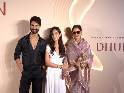 Rekha joins Mira Rajput, Shahid Kapoor at wellness brand launch in Mumbai | Rekha joins Mira Rajput, Shahid Kapoor at wellness brand launch in Mumbai Rekha joins Mira Rajput, Shahid Kapoor at wellness brand launch in Mumbai | Rekha joins Mira Rajput, Shahid Kapoor at wellness brand launch in Mumbai