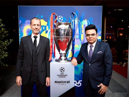 "Honoured to represent cricket in Munich": Jay Shah ahead of UCL 2024-25 final | "Honoured to represent cricket in Munich": Jay Shah ahead of UCL 2024-25 final "Honoured to represent cricket in Munich": Jay Shah ahead of UCL 2024-25 final | "Honoured to represent cricket in Munich": Jay Shah ahead of UCL 2024-25 final
