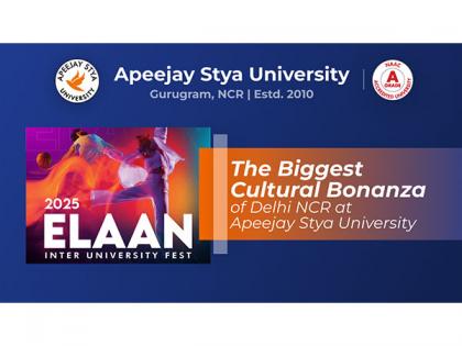 Elaan 2025: Apeejay Stya University's Grand Extravaganza Leaves a Lasting Impression | Elaan 2025: Apeejay Stya University's Grand Extravaganza Leaves a Lasting Impression Elaan 2025: Apeejay Stya University's Grand Extravaganza Leaves a Lasting Impression | Elaan 2025: Apeejay Stya University's Grand Extravaganza Leaves a Lasting Impression