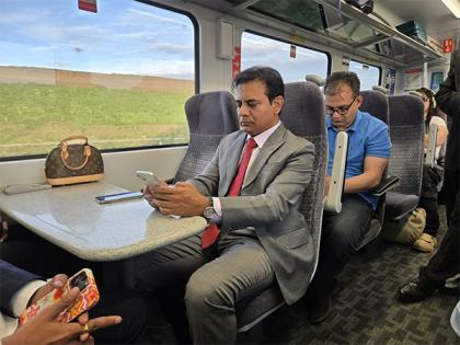 Coventry to London on the train: Telangana MLA KTR beats arduous motorway travel | Coventry to London on the train: Telangana MLA KTR beats arduous motorway travel Coventry to London on the train: Telangana MLA KTR beats arduous motorway travel | Coventry to London on the train: Telangana MLA KTR beats arduous motorway travel