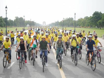 Tiranga Rally: 25th edition of Fit India Sundays on Cycle pays tribute to armed forces, celebrates World Bicycle Day | Tiranga Rally: 25th edition of Fit India Sundays on Cycle pays tribute to armed forces, celebrates World Bicycle Day Tiranga Rally: 25th edition of Fit India Sundays on Cycle pays tribute to armed forces, celebrates World Bicycle Day | Tiranga Rally: 25th edition of Fit India Sundays on Cycle pays tribute to armed forces, celebrates World Bicycle Day