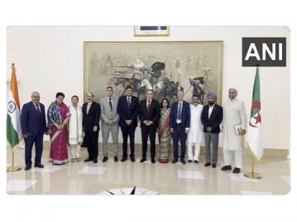 All-party delegation led by BJP MP Baijayant Panda meets Algerian Parliamentary Foreign Affairs chairman | All-party delegation led by BJP MP Baijayant Panda meets Algerian Parliamentary Foreign Affairs chairman All-party delegation led by BJP MP Baijayant Panda meets Algerian Parliamentary Foreign Affairs chairman | All-party delegation led by BJP MP Baijayant Panda meets Algerian Parliamentary Foreign Affairs chairman
