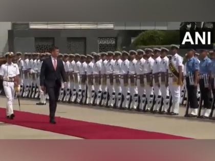 Paraguay President Santiago Pena Palacios arrives in Delhi for official three-day visit | Paraguay President Santiago Pena Palacios arrives in Delhi for official three-day visit Paraguay President Santiago Pena Palacios arrives in Delhi for official three-day visit | Paraguay President Santiago Pena Palacios arrives in Delhi for official three-day visit