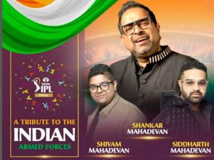 IPL Final: Shankar Mahadevan to pay tribute to Indian armed forces with sons at closing ceremony | IPL Final: Shankar Mahadevan to pay tribute to Indian armed forces with sons at closing ceremony IPL Final: Shankar Mahadevan to pay tribute to Indian armed forces with sons at closing ceremony | IPL Final: Shankar Mahadevan to pay tribute to Indian armed forces with sons at closing ceremony