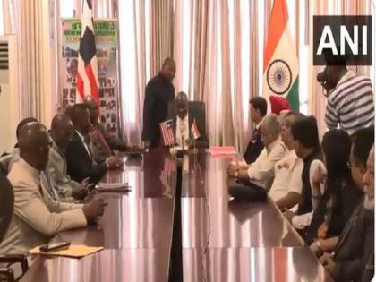Shrikant Shinde-led all-party delegation holds meeting with Liberian Speaker | Shrikant Shinde-led all-party delegation holds meeting with Liberian Speaker Shrikant Shinde-led all-party delegation holds meeting with Liberian Speaker | Shrikant Shinde-led all-party delegation holds meeting with Liberian Speaker
