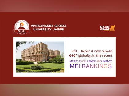VGU, Jaipur is now ranked 646th globally for Merit, Excellence and Impact (MEI) in the India University Ranking | VGU, Jaipur is now ranked 646th globally for Merit, Excellence and Impact (MEI) in the India University Ranking VGU, Jaipur is now ranked 646th globally for Merit, Excellence and Impact (MEI) in the India University Ranking | VGU, Jaipur is now ranked 646th globally for Merit, Excellence and Impact (MEI) in the India University Ranking