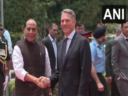 Rajnath Singh to hold bilateral talks with Australian Defence Minister Marles; defence cooperation and regional security issues on agenda | Rajnath Singh to hold bilateral talks with Australian Defence Minister Marles; defence cooperation and regional security issues on agenda Rajnath Singh to hold bilateral talks with Australian Defence Minister Marles; defence cooperation and regional security issues on agenda | Rajnath Singh to hold bilateral talks with Australian Defence Minister Marles; defence cooperation and regional security issues on agenda