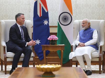 PM Modi meets Australian Dy PM Marles; lauds 5 years of Strategic Partnership | PM Modi meets Australian Dy PM Marles; lauds 5 years of Strategic Partnership PM Modi meets Australian Dy PM Marles; lauds 5 years of Strategic Partnership | PM Modi meets Australian Dy PM Marles; lauds 5 years of Strategic Partnership