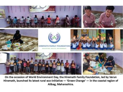 Varun Hiremath Leads 'Green Change' to Inspire Village Children on World Environment Day | Varun Hiremath Leads 'Green Change' to Inspire Village Children on World Environment Day Varun Hiremath Leads 'Green Change' to Inspire Village Children on World Environment Day | Varun Hiremath Leads 'Green Change' to Inspire Village Children on World Environment Day