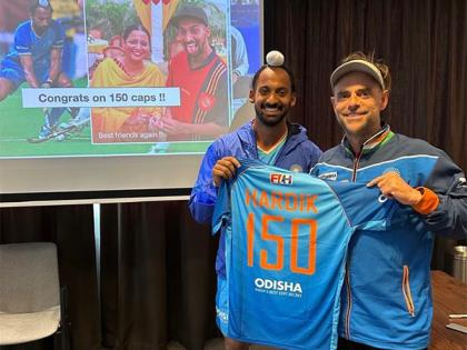 Hockey India extends wishes to Hardik Singh for completing 150 international caps | Hockey India extends wishes to Hardik Singh for completing 150 international caps Hockey India extends wishes to Hardik Singh for completing 150 international caps | Hockey India extends wishes to Hardik Singh for completing 150 international caps