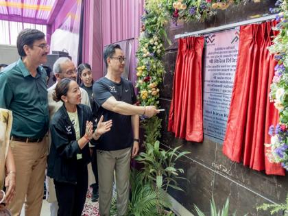 Union Minister Kiren Rijiju inaugurates residential wing of Weightlifting Warriors Academy | Union Minister Kiren Rijiju inaugurates residential wing of Weightlifting Warriors Academy Union Minister Kiren Rijiju inaugurates residential wing of Weightlifting Warriors Academy | Union Minister Kiren Rijiju inaugurates residential wing of Weightlifting Warriors Academy