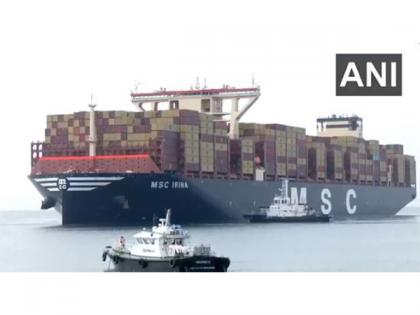 World's largest container ship MSC IRINA arrives at Vizhinjam International Seaport | World's largest container ship MSC IRINA arrives at Vizhinjam International Seaport World's largest container ship MSC IRINA arrives at Vizhinjam International Seaport | World's largest container ship MSC IRINA arrives at Vizhinjam International Seaport