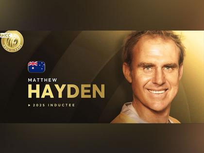 Australia's batting legend Matthew Hayden inducted into ICC Hall of Fame | Australia's batting legend Matthew Hayden inducted into ICC Hall of Fame