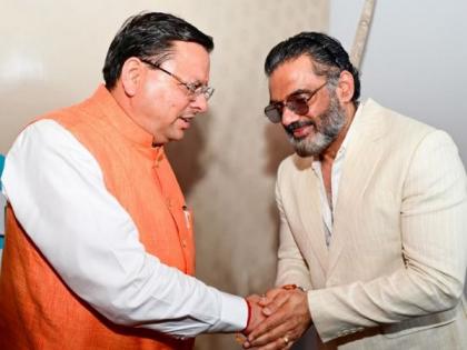 Suniel Shetty meets Uttarakhand CM Pushkar Singh Dhami in Dehradun | Suniel Shetty meets Uttarakhand CM Pushkar Singh Dhami in Dehradun Suniel Shetty meets Uttarakhand CM Pushkar Singh Dhami in Dehradun | Suniel Shetty meets Uttarakhand CM Pushkar Singh Dhami in Dehradun