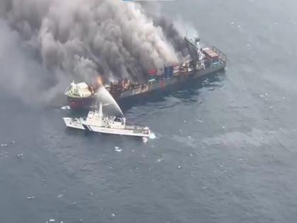Taiwan thanks Indian Navy, Coast Guard for swift rescue of Wan Hai 503 crew | Taiwan thanks Indian Navy, Coast Guard for swift rescue of Wan Hai 503 crew Taiwan thanks Indian Navy, Coast Guard for swift rescue of Wan Hai 503 crew | Taiwan thanks Indian Navy, Coast Guard for swift rescue of Wan Hai 503 crew