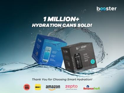 Booster Water Crosses 1 Million Hydration Cans, Milestone in India with Its Alkaline and Black Water Drinks | Booster Water Crosses 1 Million Hydration Cans, Milestone in India with Its Alkaline and Black Water Drinks Booster Water Crosses 1 Million Hydration Cans, Milestone in India with Its Alkaline and Black Water Drinks | Booster Water Crosses 1 Million Hydration Cans, Milestone in India with Its Alkaline and Black Water Drinks