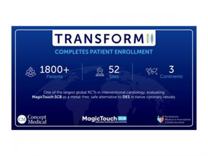 Fondazione Ricerca e Innovazione Cardiovascolare Completes Enrollment in TRANSFORM II RCT, A landmark study comparing MagicTouch SCB vs DES in Native Coronary Vessels | Fondazione Ricerca e Innovazione Cardiovascolare Completes Enrollment in TRANSFORM II RCT, A landmark study comparing MagicTouch SCB vs DES in Native Coronary Vessels Fondazione Ricerca e Innovazione Cardiovascolare Completes Enrollment in TRANSFORM II RCT, A landmark study comparing MagicTouch SCB vs DES in Native Coronary Vessels | Fondazione Ricerca e Innovazione Cardiovascolare Completes Enrollment in TRANSFORM II RCT, A landmark study comparing MagicTouch SCB vs DES in Native Coronary Vessels