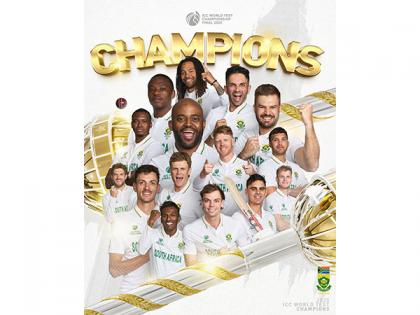 South African President Cyril Ramaphosa congratulates Proteas for clinching their maiden WTC title | South African President Cyril Ramaphosa congratulates Proteas for clinching their maiden WTC title