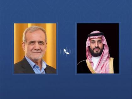 Saudi Crown Prince holds phone call with Iran President | Saudi Crown Prince holds phone call with Iran President Saudi Crown Prince holds phone call with Iran President | Saudi Crown Prince holds phone call with Iran President