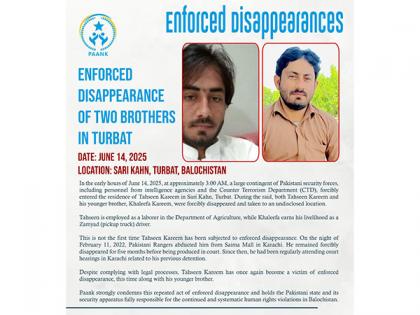Pakistan's security forces abduct two brothers in Balochistan's Turbat | Pakistan's security forces abduct two brothers in Balochistan's Turbat Pakistan's security forces abduct two brothers in Balochistan's Turbat | Pakistan's security forces abduct two brothers in Balochistan's Turbat