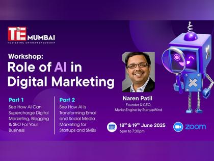TiE Mumbai to Host 2-Day Virtual Workshop on "The Role of AI in Digital Marketing" | TiE Mumbai to Host 2-Day Virtual Workshop on "The Role of AI in Digital Marketing" TiE Mumbai to Host 2-Day Virtual Workshop on "The Role of AI in Digital Marketing" | TiE Mumbai to Host 2-Day Virtual Workshop on "The Role of AI in Digital Marketing"