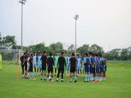 Naushad Moosa's U23 boys all set for Tajikistan test | Naushad Moosa's U23 boys all set for Tajikistan test Naushad Moosa's U23 boys all set for Tajikistan test | Naushad Moosa's U23 boys all set for Tajikistan test